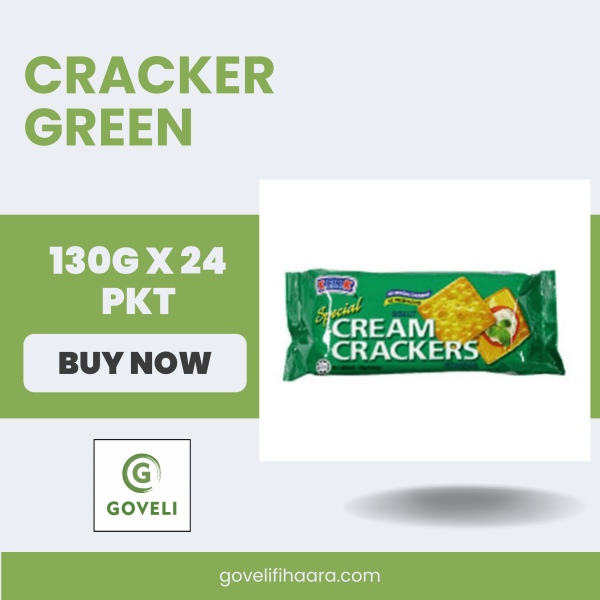 CRACKER GREEN (130G X 24 PKT)