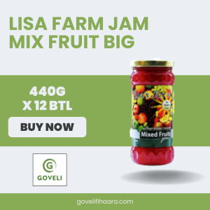 LISA FARM JAM MIX FRUIT BIG (440G X 12 BTL)