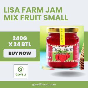 LISA FARM JAM MIX FRUIT SMALL (240G X 24 BTL)