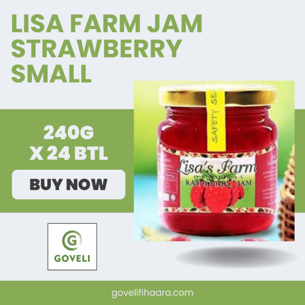 LISA FARM JAM STRAWBERRY SMALL (240G X 24 BTL)