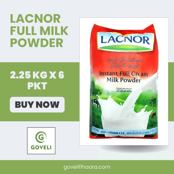 LACNOR FULL MILK POWDER (2.25KG X 6 PKT)
