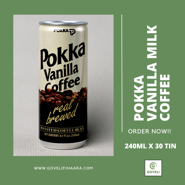 POKKA VANILLA MILK COFFEE (240ML X 30 TIN)